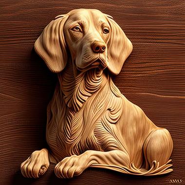 3D model Valencian Rater dog (STL)